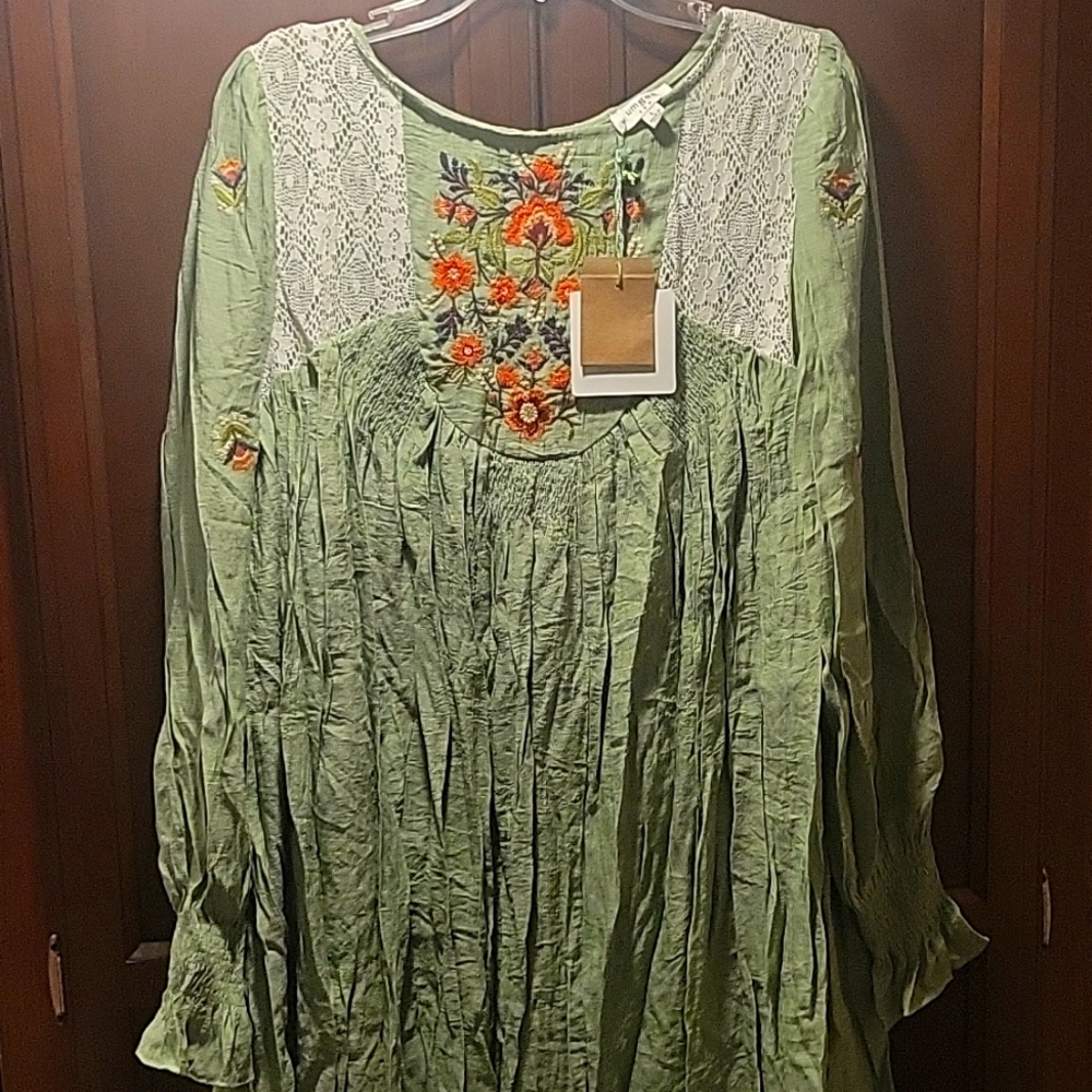 Umgee Smocked Dress